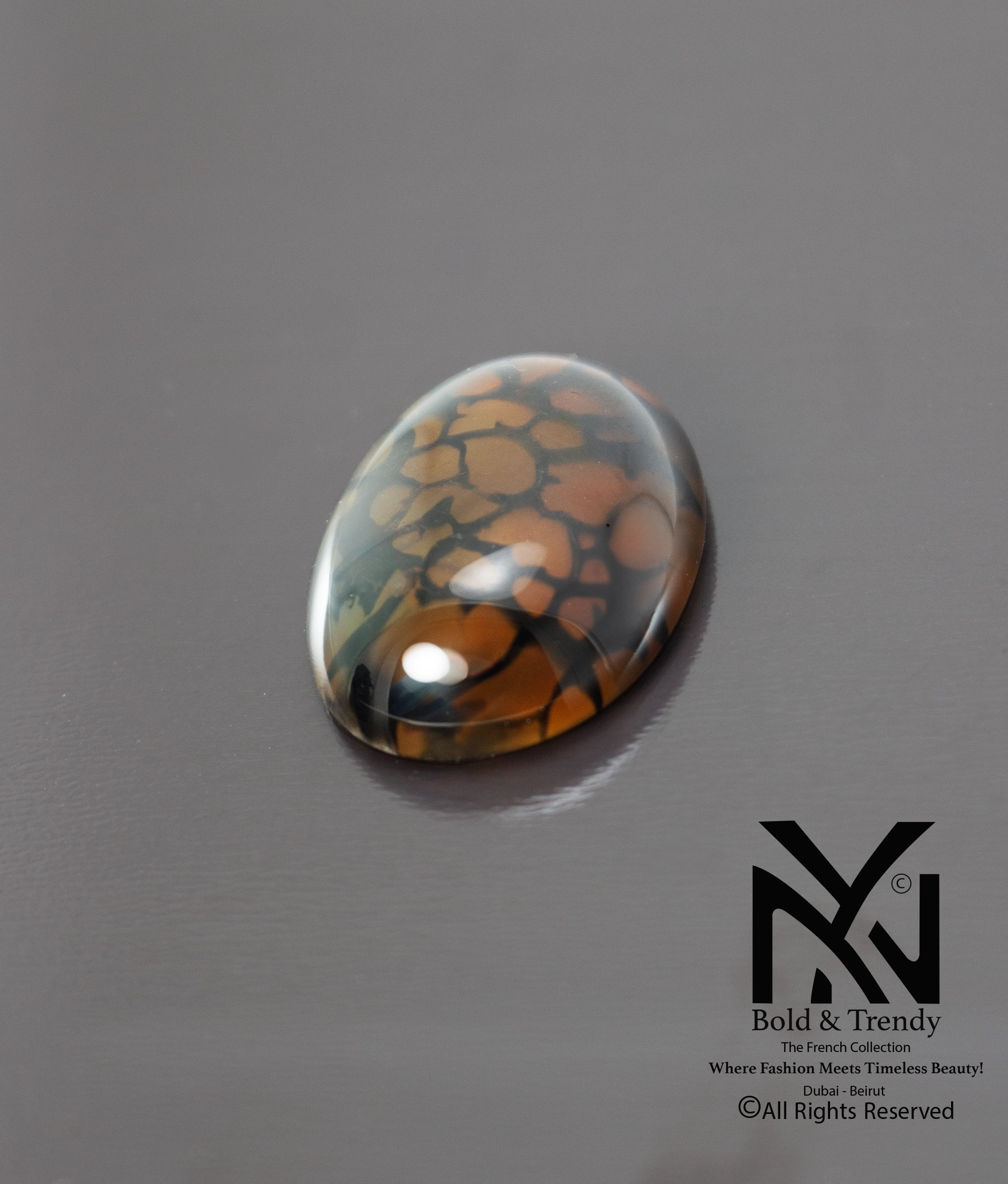 Natural Brown Black Dragon Agate Stones 1