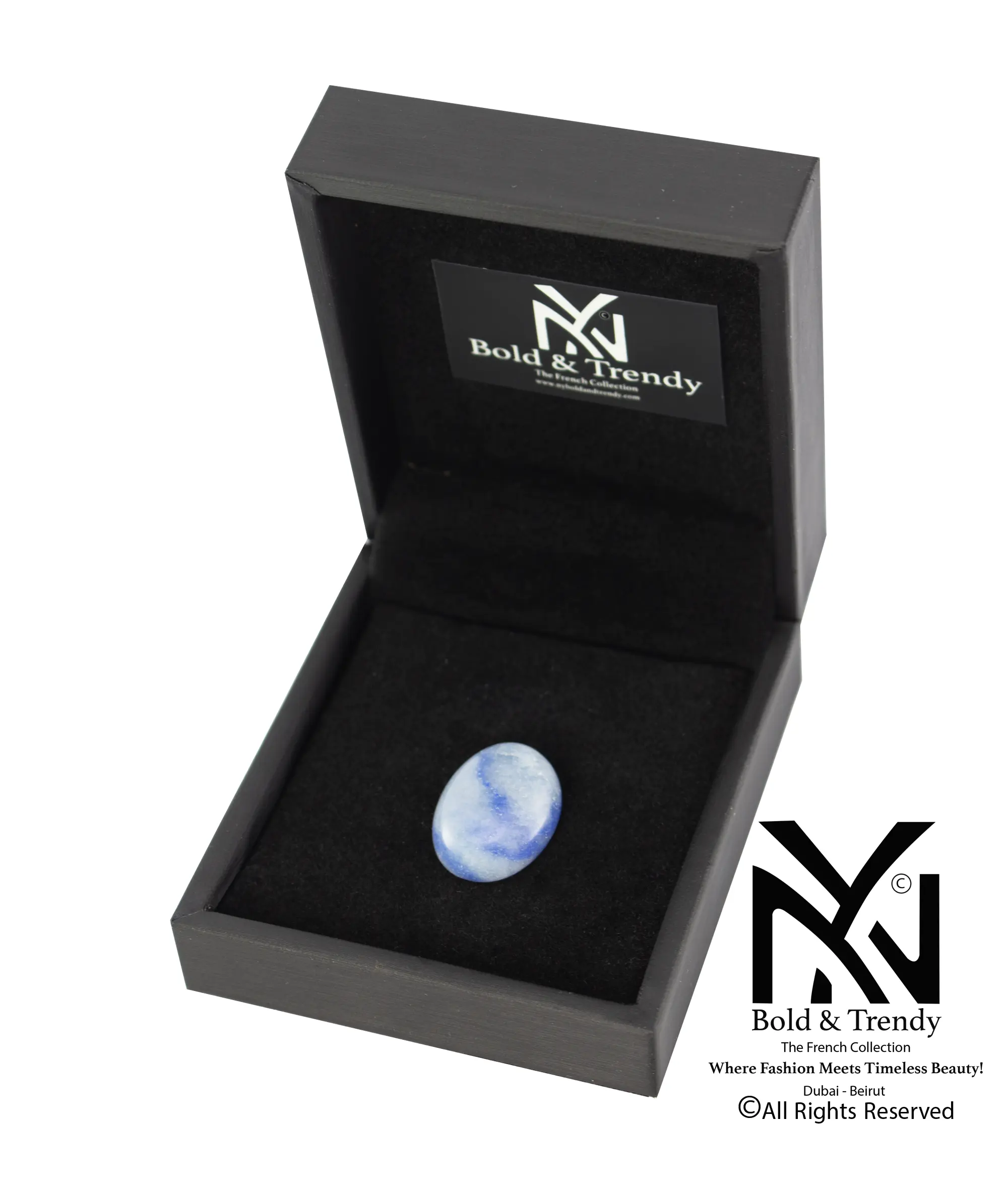  Natural Lazulite Cabochon Agate 1