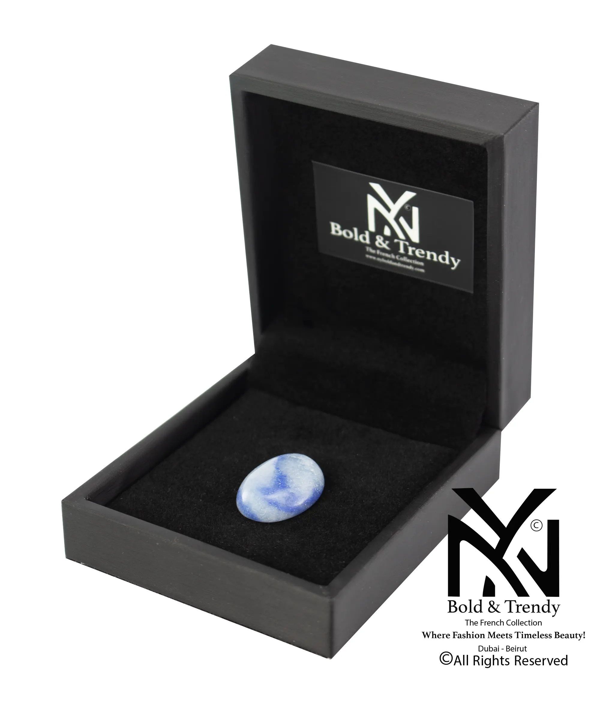  Natural Lazulite Cabochon Agate 1