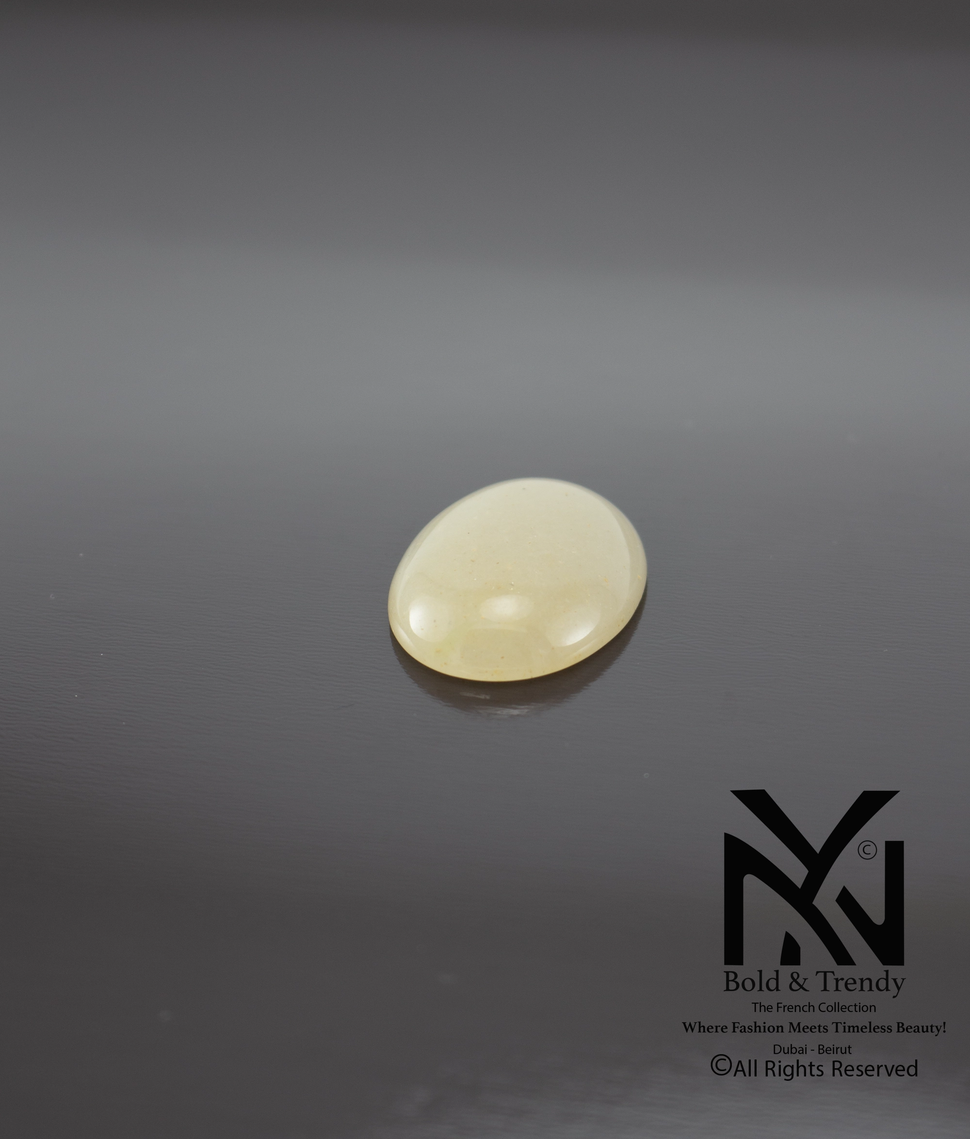  Natural Beige Agate Stones 1