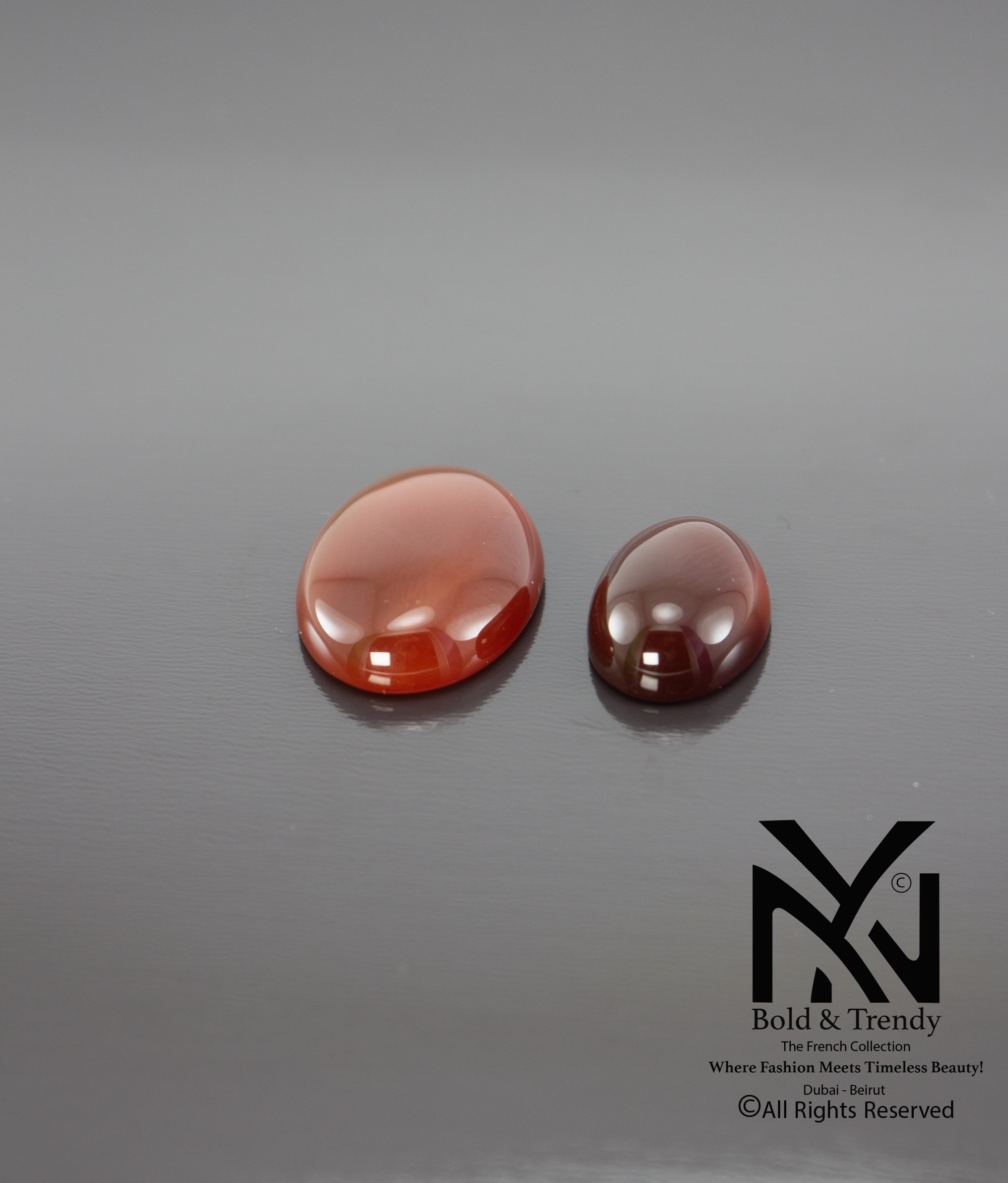  Natural Red Agate Stones 1