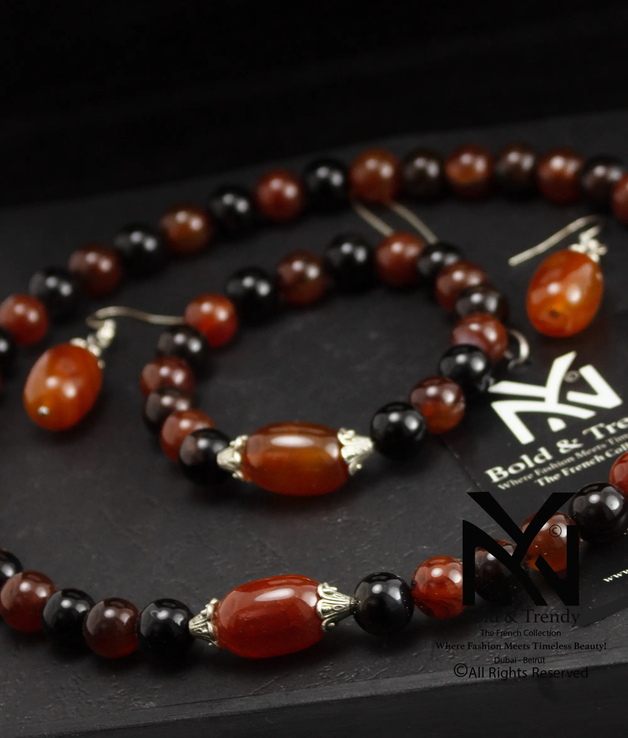  Complete Set Mix Of Rare Agate Black Australian Mexican Red Fire Orange Peach Yamani and Silver 1