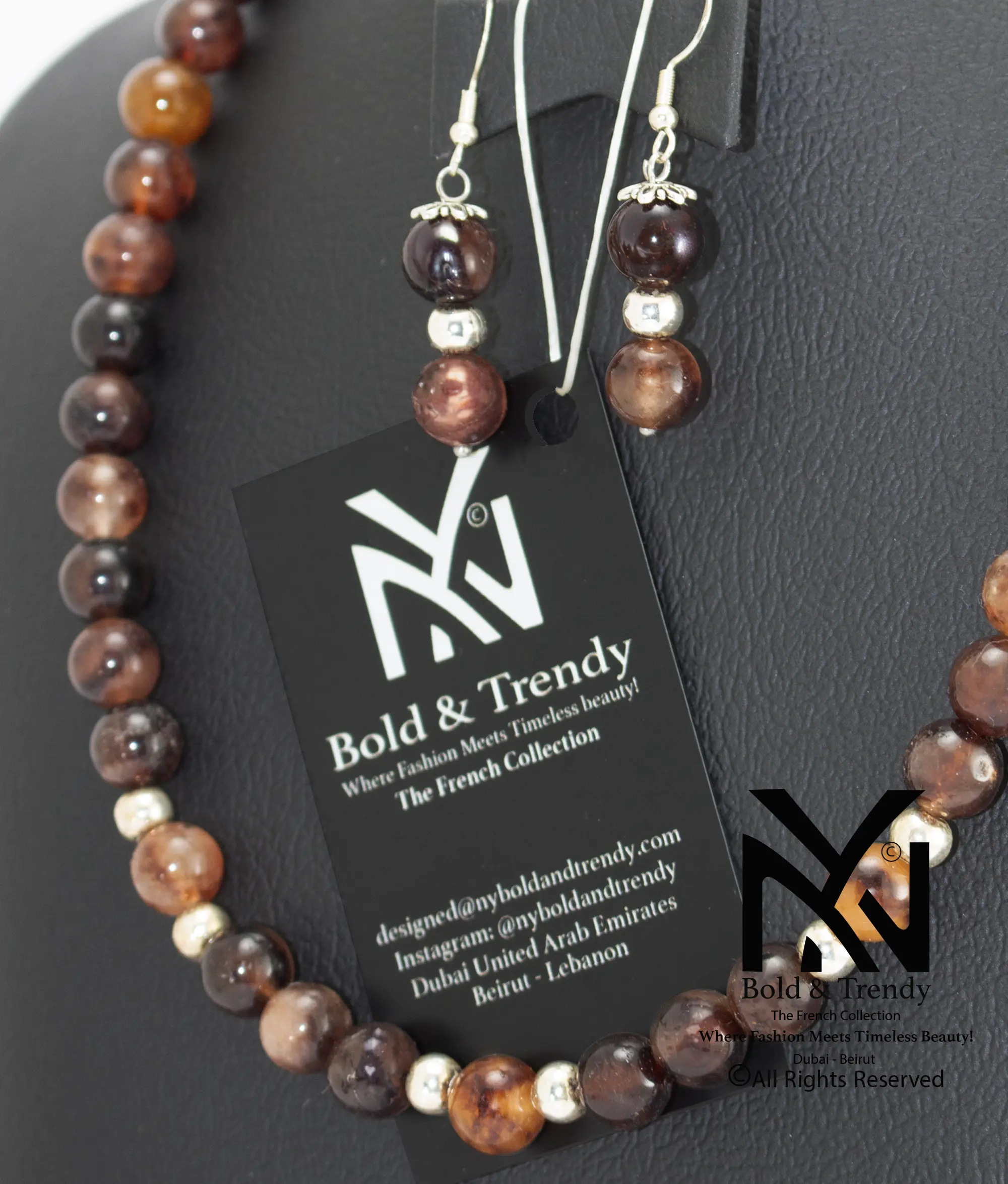  Complete Set Natural Botswana RedBrown Hazel Agate 1