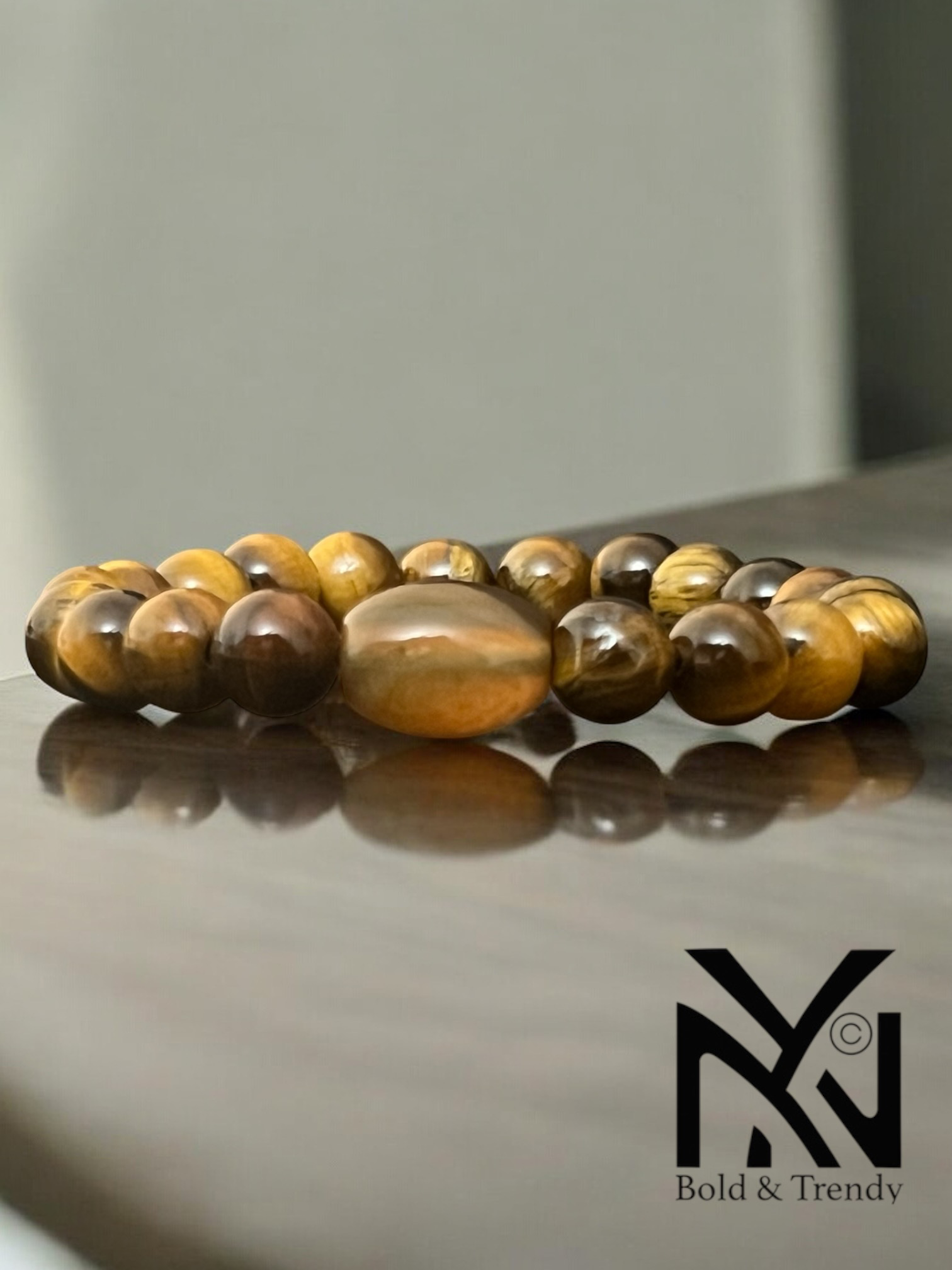 Éclat de Paix bracelet with soft yellow and ivory agate stones for peace and emotional healing