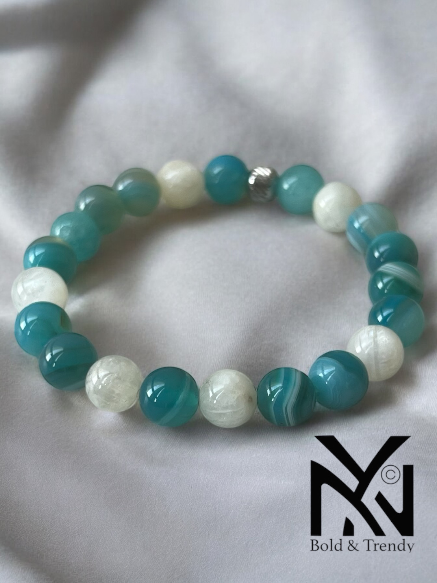 Bracelet Lune Mystique - Moonstone Bracelet with Soft Glow and Healing Energy